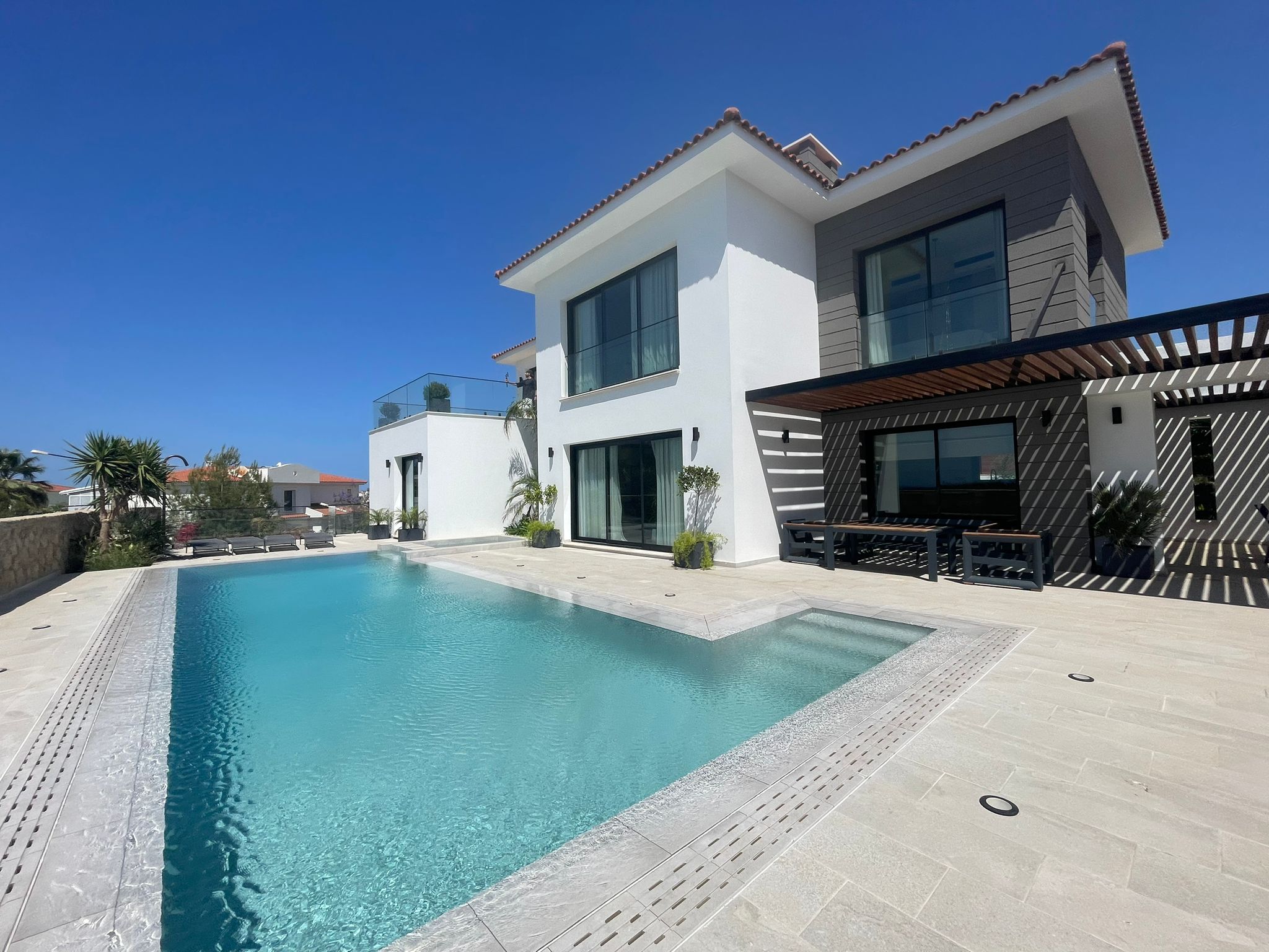 Luxury modern 5 bedroom villa for sale in the serene area of Esentepe, Girne
